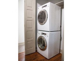 Full-size washer / dryer in every apartment